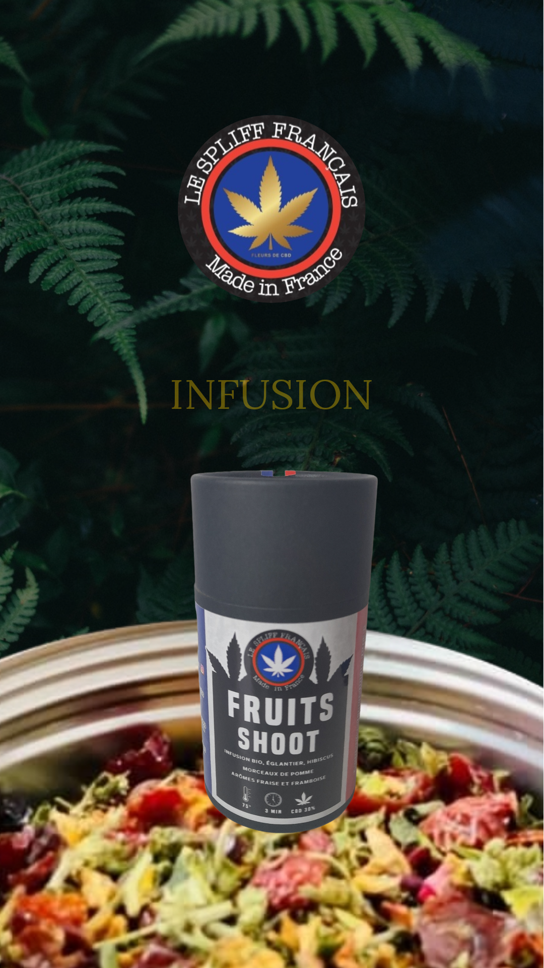 INFUSION FRUITS SHOOTS 30% de CBD