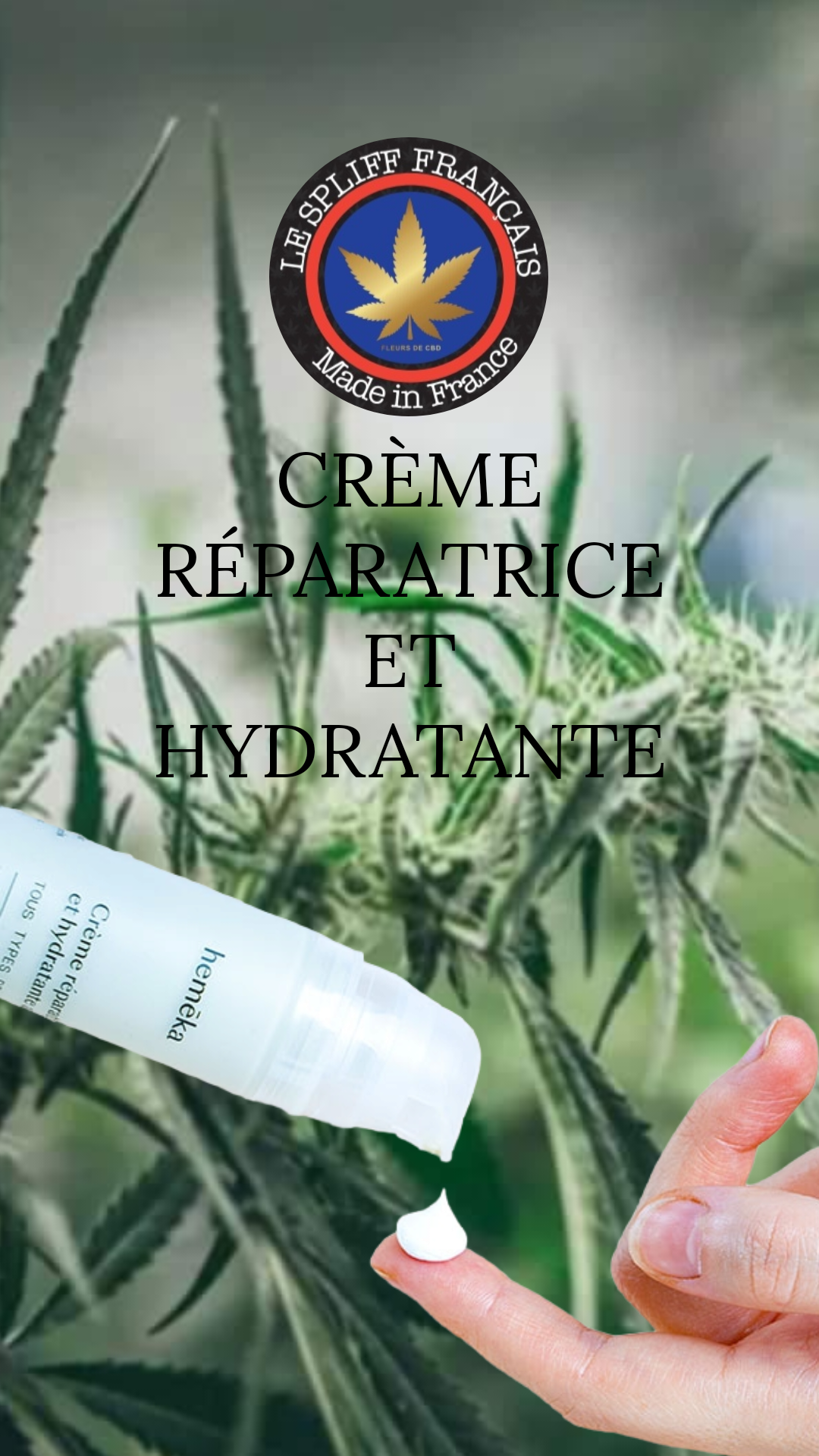 Crème réparatrice et hydratante