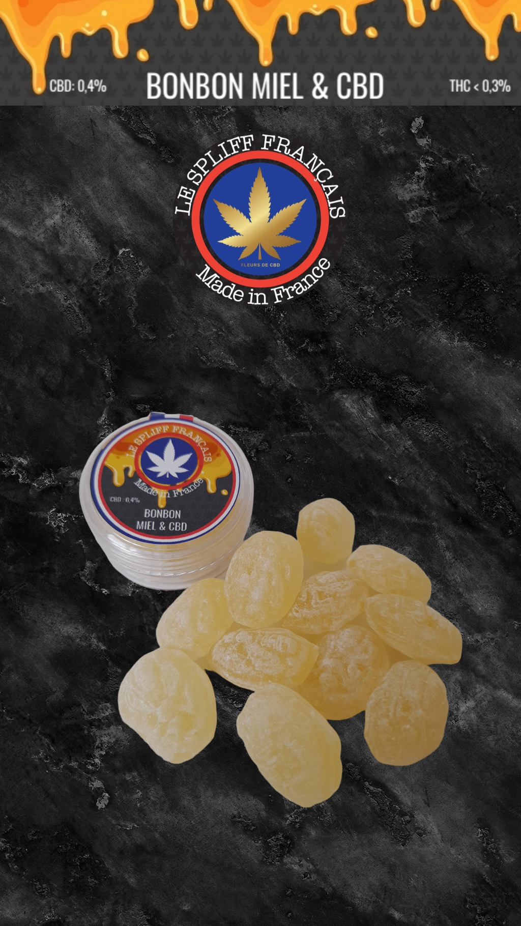 BONBON MIEL & CBD